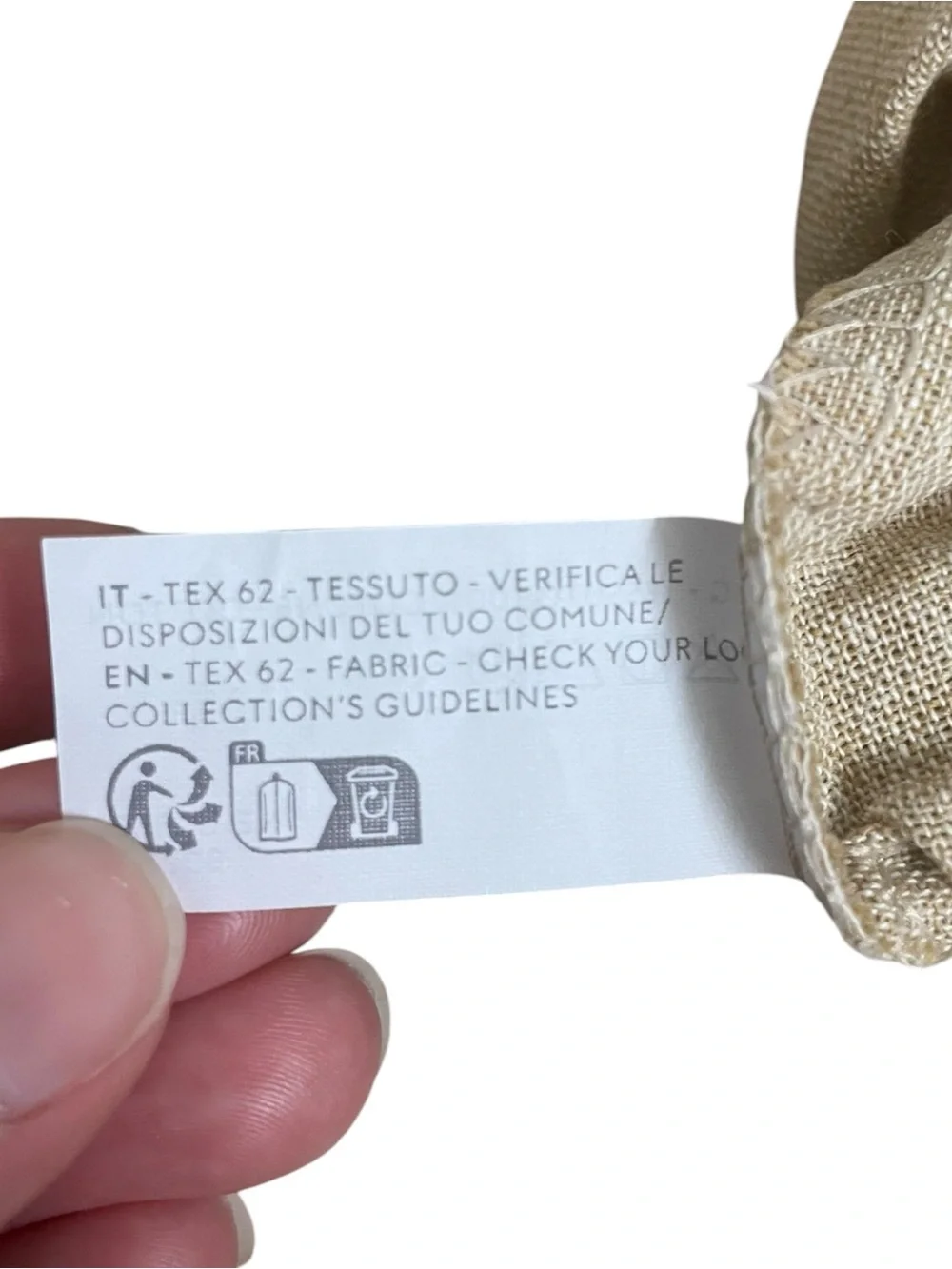 Gucci Authentic Linen Canvas Sunglasses Eyewear Dust Bag Pouch 7